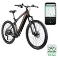 Produktbild: Agon Alpha E Bike Mountainbike Herren oder Damen 170 - 190 cm Pedelec 27,5 Zoll sunrise black metallic