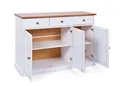 Produktbild: Westerland 4.2 / Kommode Stauraum Sideboard Aufbewahrung Landhaus Kiefer Weiß