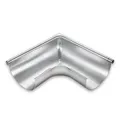 Produktbild: Rinnenwinkel Grömo Außeneck 90°, halbrund, Zink, verschiedene Größen (Ausführung: Nenngröße 280. Ø 127mm)