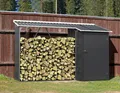 Produktbild: DURAMAX Kaminholz Duramax Kaminholzregal mit Aufbewahrungsschrank