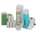 Produktbild: EpilWax Wachswärmer Waxing Set für Enthaarung Haarentfernung mit Aufsteller – Mit 6 Aloe Vera Roll On Wachspatronen, Waxing Gerät, 100 Vliesstreifen und Nachbehandlungsöl
