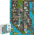 Produktbild: Bopster - Stadtkarte New York Puzzle- 500 Stücke