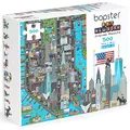 Produktbild: Puzzle 500 Teile/Puzzle Erwachsene und Kinder - Retro-Gaming im 8-Bit-Stil New York Puzzle 500 Teile Erwachsene und Kinder mit 100% Recycelte Karton von bopster