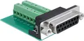 Produktbild: DeLOCK - Serieller Adapter - 16-poliger Anschlussblock - DB-15 (W) (65274)