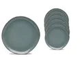 Produktbild: Van Well | URBAN Dessertteller 20 cm grau 6er Set - Steinzeug für Frühstück, Dessertteller Rund, Kuchenteller