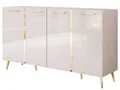 Produktbild: yourhouse24 Kommode 4D ONYX Kaschmir Sideboard Goldene Beine