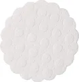Produktbild: Demmler Tassendeckchen/Glasuntersetzer - filigranes Saugstoffpapier - rund - Rosenprägung - Farbe: Weiß - 500 Stück - Made in Germany