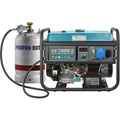 Produktbild: Könner&söhnen - Könner&söhnen Gas Benzin Stromaggregat 5500 Watt Ks7000eg Stromerzeuger Notstrom
