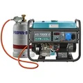 Produktbild: Könner&Söhnen Gas Benzin Stromaggregat 5500W KS7000E G Stromerzeuger Notstrom