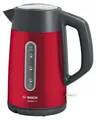 Produktbild: Bosch TWK4P434, 1,7 l, 2400 W, Schwarz, Rot, Edelstahl, Wasserstandsanzeige, Überhitzungsschutz