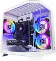 Produktbild: Nitropc Gaming PC Advanced Silver - AMD Ryzen 5 5500, NVIDIA RTX 3050 6GB, 16GB DDR4, M.2 1TB, Weiß