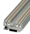 Produktbild: PHOENIX CONTACT PT 1,5/S-QUATTRO Durchgangsklemme, Grau, 500 V, 17.5 A, 4 Anzahl der Anschlüsse, 0.14 mm² - 1.5 mm² Querschnitt, Push-in-Anschluss, 50 Stück