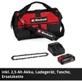 Produktbild: Einhell Akku-Astkettens?ge GE-PS 18/15 Li Bag Kit (Akku Kettensäge) (4600043)