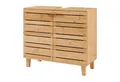 Produktbild: en.casa Waschbeckenunterschrank »Epind« Badezimmerschrank 60 x 66 x 30 cm Bambus Natur