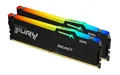 Produktbild: Kingston Technology FURY Beast 128GB 5600MT/s DDR5 CL40 DIMM (2er-Set) RGB (KF556C40BBAK2-128)