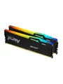 Produktbild: Kingston FURY Beast RGB DDR5-5600 - 128GB - CL40 - Dual Channel (2 pcs) - Intel XMP - Schwarz