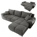 Produktbild: Ecksofa - stone - mit Liegefunktion Sofa Wohnlandschaft Couch