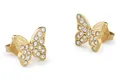 Produktbild: GUESS Schmuck Damen-Ohrstecker Schmetterling Ohrringe Goldfarben JUBE04108JWYG