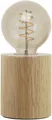 Produktbild: EGLO Tischleuchte TURIALDO Tischlampe - Holz - E27 - 1X28W - IP20, Ein-/Ausschalter, ohne Leuchtmittel, Nachttischlampe, Schreibtischleuchte, Leselampe, H10 x Ø8,5 cm