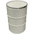 Produktbild: Metallfass 210 Liter Blechfass Fass Ölfass Tonne mit Deckel Weiß - Weiß