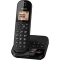 Produktbild: Panasonic Telefon KX-TGC420G, schwarz, schnurlos, mit Anrufbeantworter