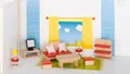 Produktbild: Goki 51716 - Puppenmöbel Wohnzimmer, goki basic.