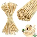 Produktbild: 180 Stück 2,3,4 mm 30 cm lang Bambusstäbchen zum Basteln Bambus Holzstäbchen