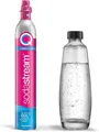 Produktbild: SodaStream Wassersprudler QC-Reservepack mit 1x Quick Connect CO₂-Zylinder 60 L & 1x Glasflasche