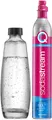 Produktbild: Sodastream Wasser Zu-/Aufbereiter-Zubehör Reservezylinder CQC + 1 Glaskaraffe