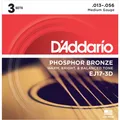 Produktbild: D'Addario A-Git.Saiten EJ17-3D 13-56 Phosphor Bronze 3er Set