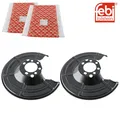 Produktbild: 2x FEBI 102666 ABDECKBLECH ANKERBLECH HINTEN FÜR OPEL ASTRA CORSA MERIVA ZAFIRA
