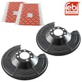 Produktbild: 2x FEBI 102666 ABDECKBLECH ANKERBLECH HINTEN FÜR OPEL ASTRA G H MERIVA A ZAFIRA