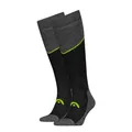 Produktbild: HEAD Unisex Ski Beginner Kneehigh Sock, Grey Melange/lime, 43-46 EU