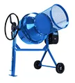 Produktbild: Scheppach Betonmischer MIX180 Betonmischmaschine + Siebtrommel (180L Fassungsvermögen, 800W Mörtelmischer, Rastscheibenarretierung über Fußbedienung, Zementmischer mit Gußzahnkranz und Kompostsieb)