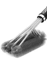Produktbild: VDISRR Grillbürste,Grillbürste Edelstahl, Grillrost Bürste, Dreireihigen Edelstahlborsten, Langer Griff, geeignet für Gasgrills, Holzkohlegrills und Elektrogrills