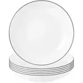 Produktbild: Seltmann Weiden Lido Black Line Suppenteller rund ø 21 cm 6er Set