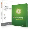Produktbild: Windows 7 Home Premium + Office 2016 Professional 32/64Bit