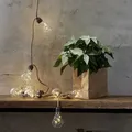 Produktbild: LED Lichterkette JUTTA - 10 Glühbirnen mit je 3 LED - L: 225cm - Batteriebetrieb - transparent - Transparent