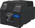 Produktbild: Epson ColorWorks CW-C6000Pe - Etikettendrucker - Farbe - Tintenstrahl - Rolle (11,2 cm) - 1200 x 1200 dpi - bis zu 119 mm/Sek. (einfarbig)/ bis zu 119 mm/Sek. (Farbe) - USB 2.0, LAN, USB 2.0-Host - Schäler