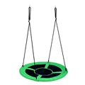 Produktbild: Nestschaukel Tellerschaukel Garten Schaukel Grün Ø 100 cm Outdoor Kinderschaukel