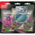 Produktbild: Pokémon-Sammelkartenspiel: 3er-Pack-Blister Karmesin & Purpur – Nebel der Sagen: Infamomo (3 Boosterpacks & 1 holografische Promokarte)