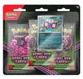 Produktbild: POKÉMON Sammelkarte Infamomo 3 Booster-Packs Pokemon Karmesin & Purpur Karten deutsch