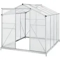 Produktbild: Juskys Gewächshaus, Silber, Metall, 190x195x253 cm, Gartenzubehör, Gewächshäuser