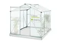Produktbild: Juskys Aluminium Gewächshaus mit Fundament für Garten 4,75 qm 190 × 253 cm