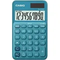 Produktbild: Casio Taschenrechner SL 310UC, blau, 8-stelliges extra großes Display