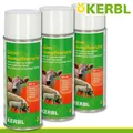 Produktbild: Kerbl 3x 400ml Grünes Klauenpflegespray für Rinder und Schafe Hufschutz Pony COB