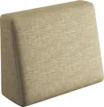 Produktbild: sunnypillow Palettenkissen mit abnehmbarem Bezug Kaltschaum Palettenauflage Palettenpolster Palettensofa Sitzkissen Rückenlehne Indoor Outdoor Seitenkissen 60x40x20/10cm Sandfarben