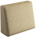 Produktbild: sunnypillow Palettenkissen für Gartenmöbel - Rückenkissen 60x40x20/10cm - Rückenpolster für Bett und Sofa - Palettenpolster, Gartenpolster für Palettenmöbel - Lounge Kissen mit abnehmbarem Bezug Beige
