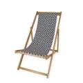 Produktbild: Bo-Camp Soho Strandstuhl, schwarz/weiß
