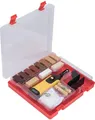 Produktbild: CON:P 27691 Holz-Laminat-Reparatur-Set 11 Farbtöne Wachsschmelzer 17-teilig